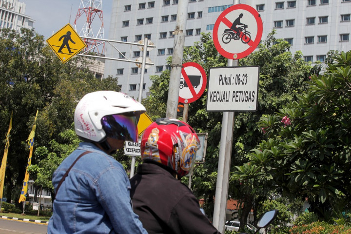 Polisi Pikirkan Keselamatan Pengendara Motor di MH Thamrin