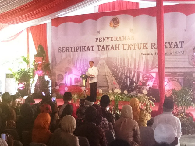 Presiden Minta Warga tak Asal Gadai Sertifikat Tanah