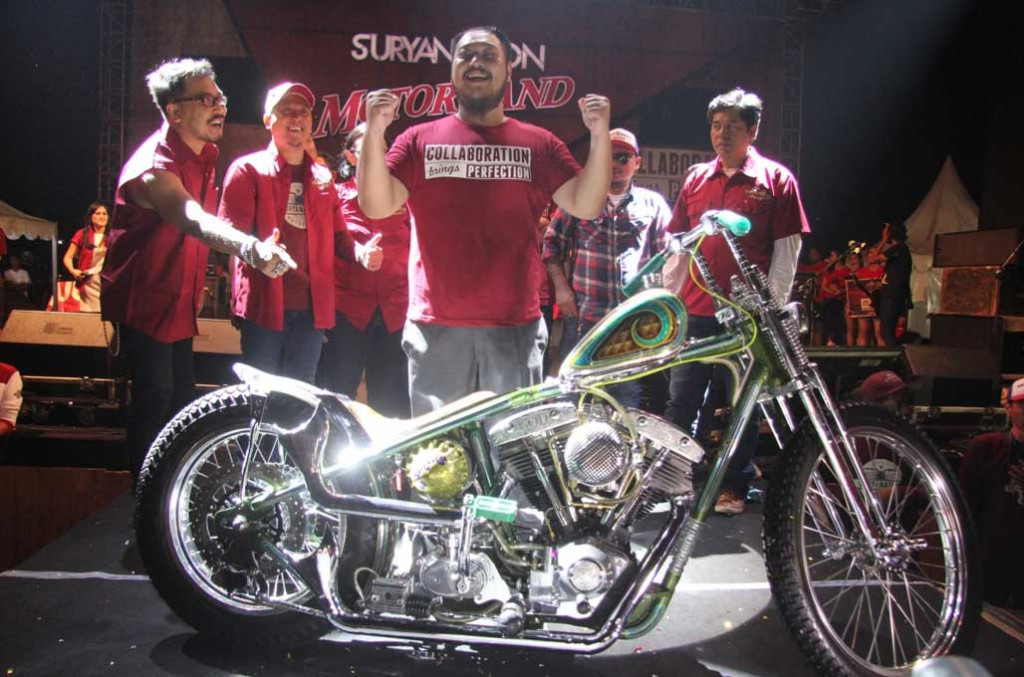 Jawara custom bike Suryanation Motorland, siapkan mental terbaik belajar ke Italia. SM