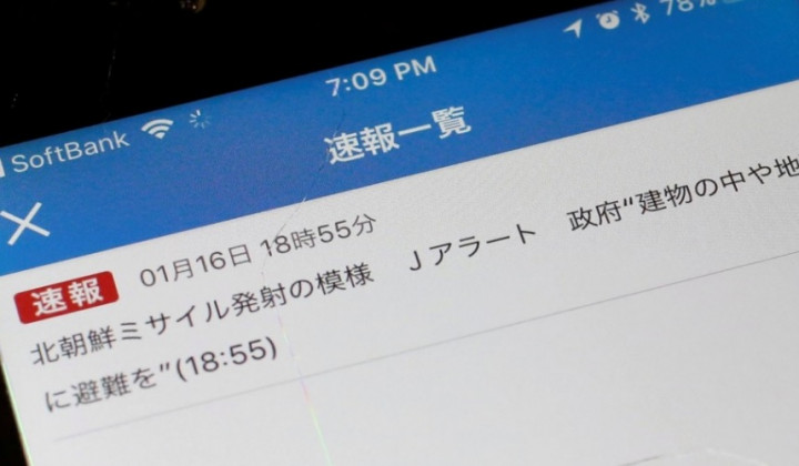 Media Jepang NHK Salah Keluarkan Peringatan Rudal Korut