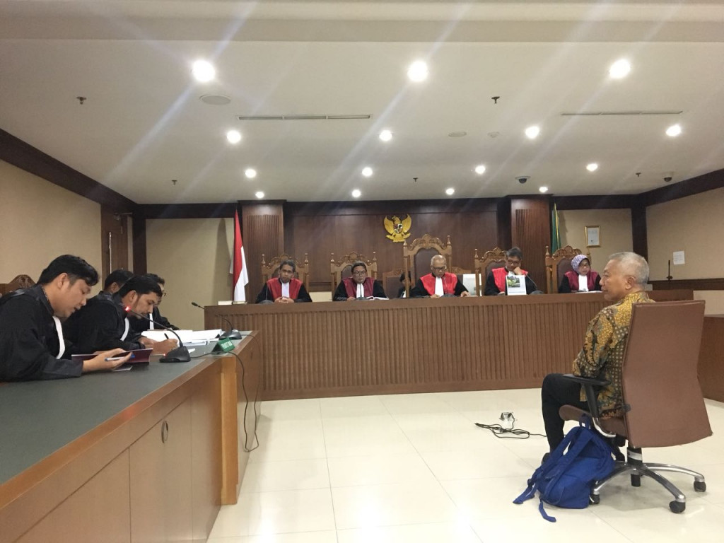 Mantan Direktur Jendral Perhubungan Laut Kementerian Perhubungan Antonius Tonny Budiono. Foto: Medcom.id/Damar Iradat.