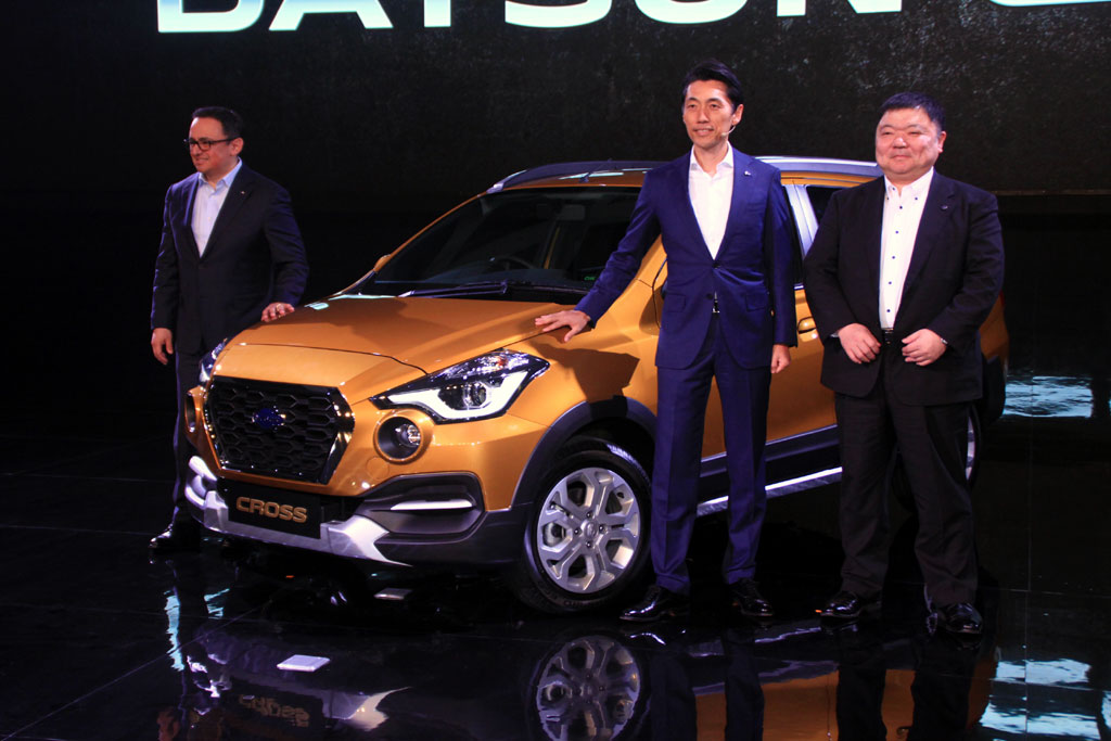 Datsun Cross ditawarkan dengan tipe manual dan otomatis. Medcom.id/Ekawan Raharja
