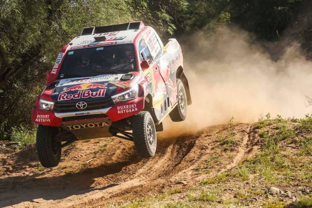aksi Al-Attiyah di S13 Dakar Rally 2018. Dakar