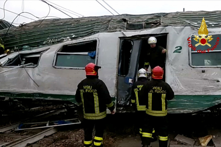 Kecelakaan KA di Italia, 2 Orang Tewas