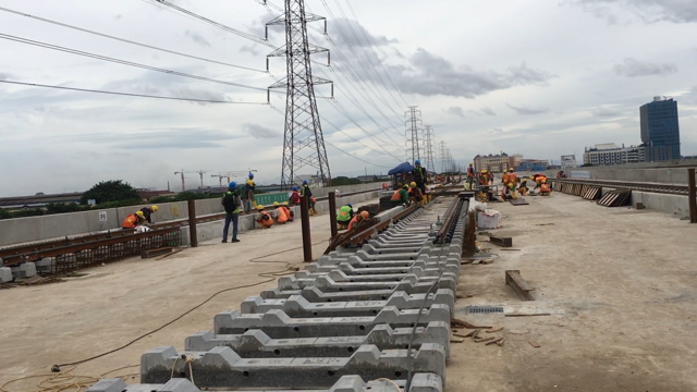 Proyek LRT Velodrome-Rawamangun Capai 56,9%