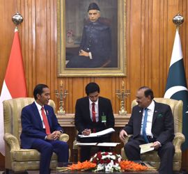 Jokowi Bahas Dukungan untuk Palestina dengan PM Pakistan