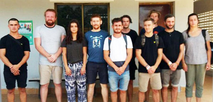 Berulah Seronok Enam Pemuda Inggris Ditangkap di Kamboja