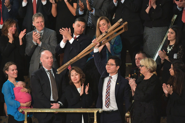 Trump Puji Pembelot Korut di Pidato Kenegaraan