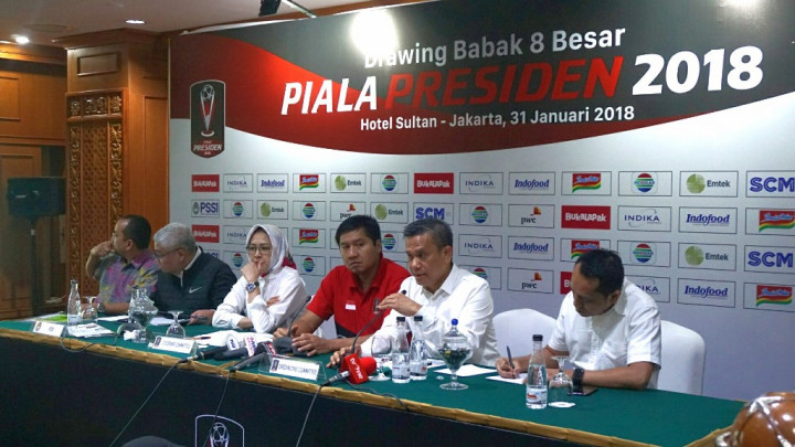 Hasil Undian Babak 8 Besar Piala Presiden 2018