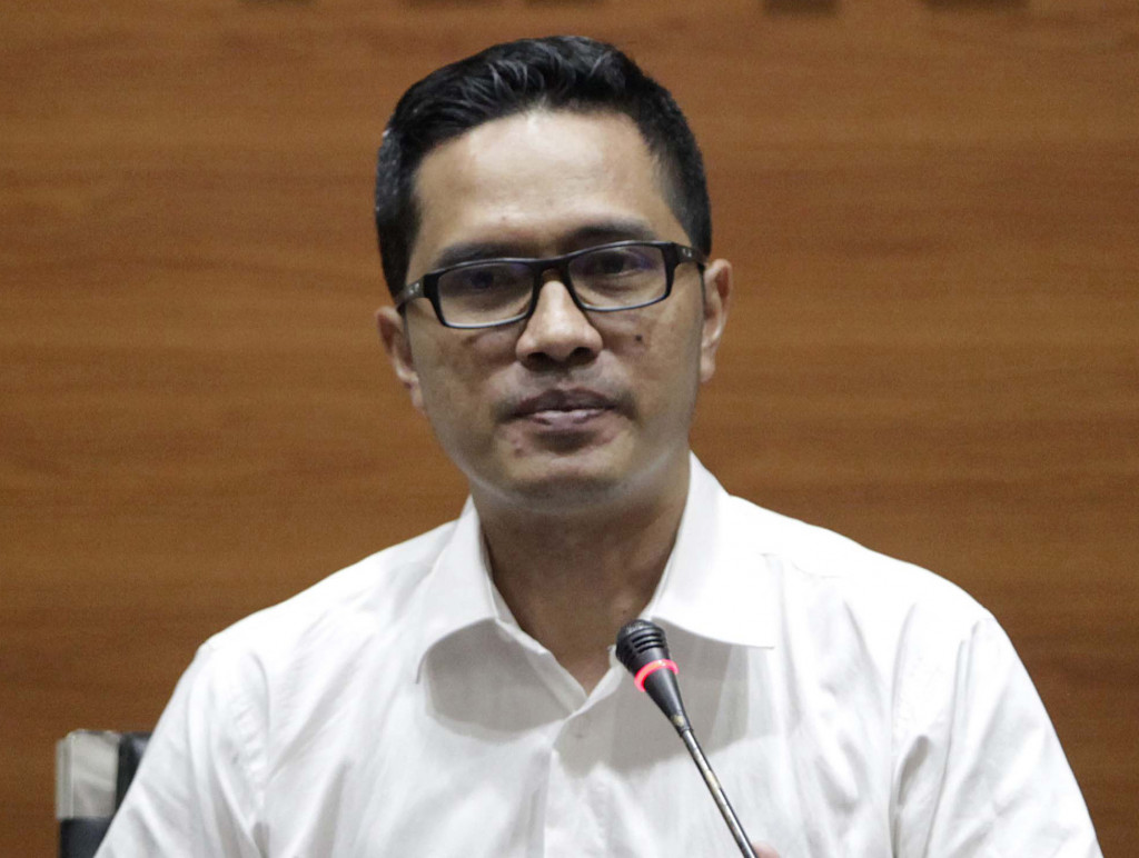 Juru Bicara KPK Febri Diansyah. (Foto: MI/Rommy Pujianto).