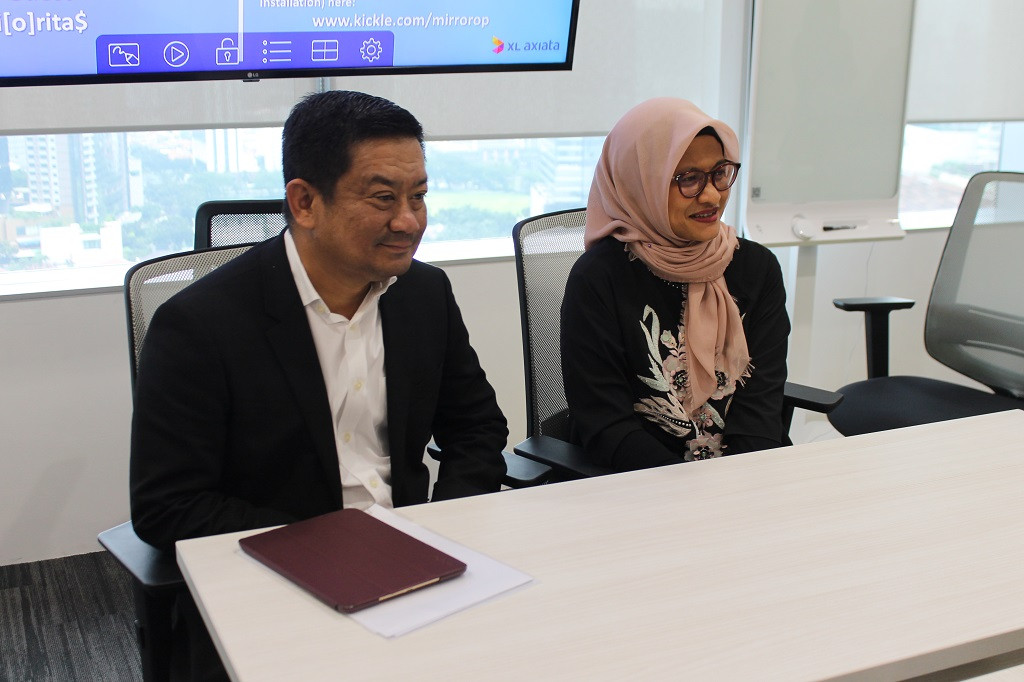 Acara media update diadakan di XL Axiata Tower. (Medcom.id)