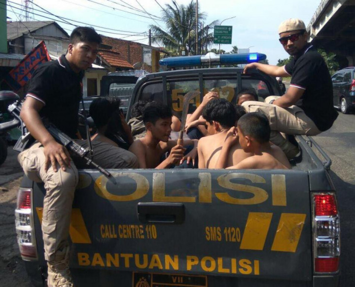 Belasan Pelajar Ditangkap Hendak Tawuran