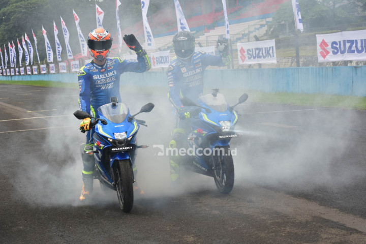 Rider Suzuki Ecstar MotoGP Ramaikan Kumpul Bikers Suzuki