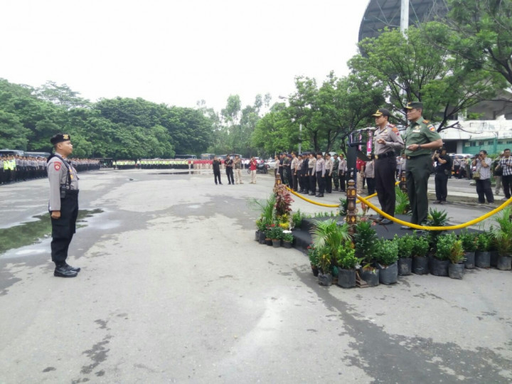 Ribuan Personel TNI dan Polisi Siap Amankan Stadion Manahan