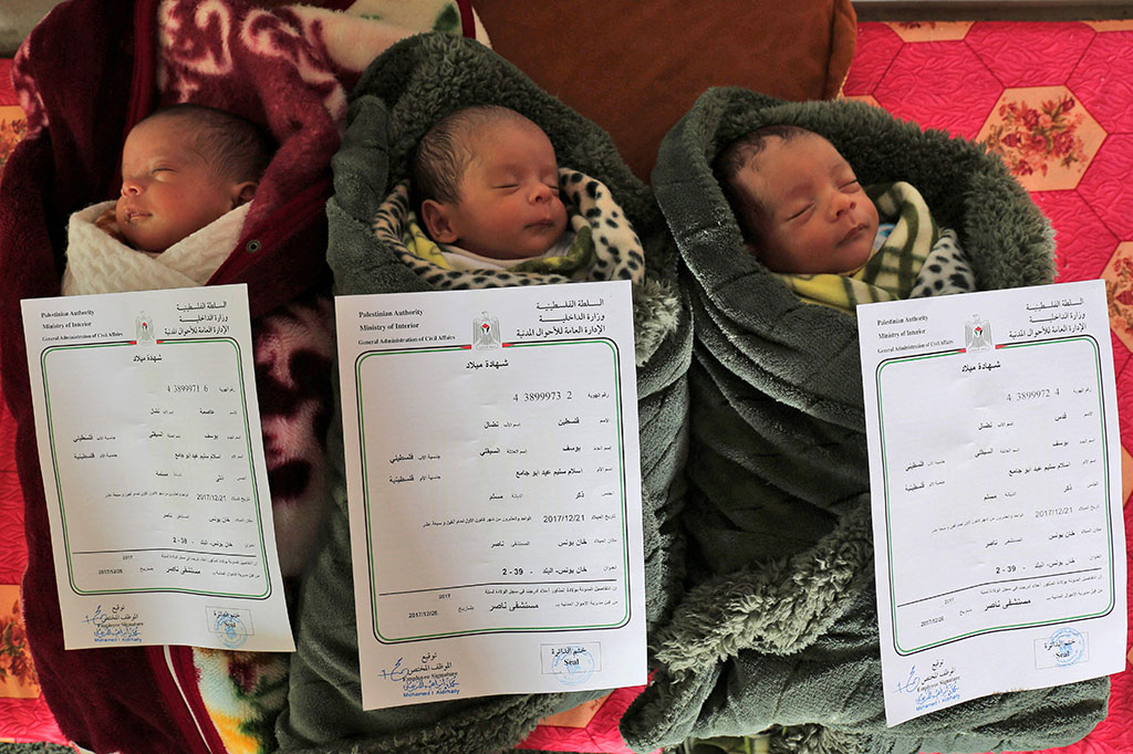 Protes Trump, Bayi Kembar 3 Ini Diberi Nama Jerusalem, Capital, Palestine