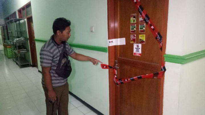 KPK Segel Ruang Kadis Kesehatan Kabupaten Jombang