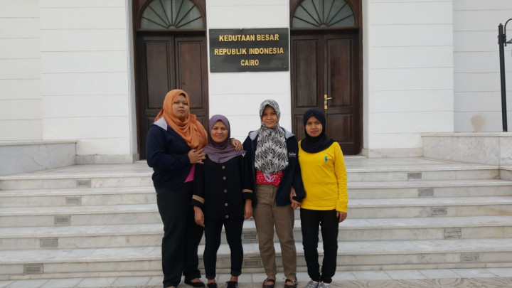 KBRI Kairo Pulangkan Empat TKW Ilegal