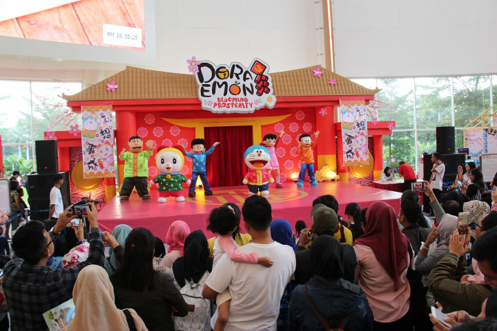 Lucunya Pertunjukan Doraemon di Summarecon Mal Bekasi