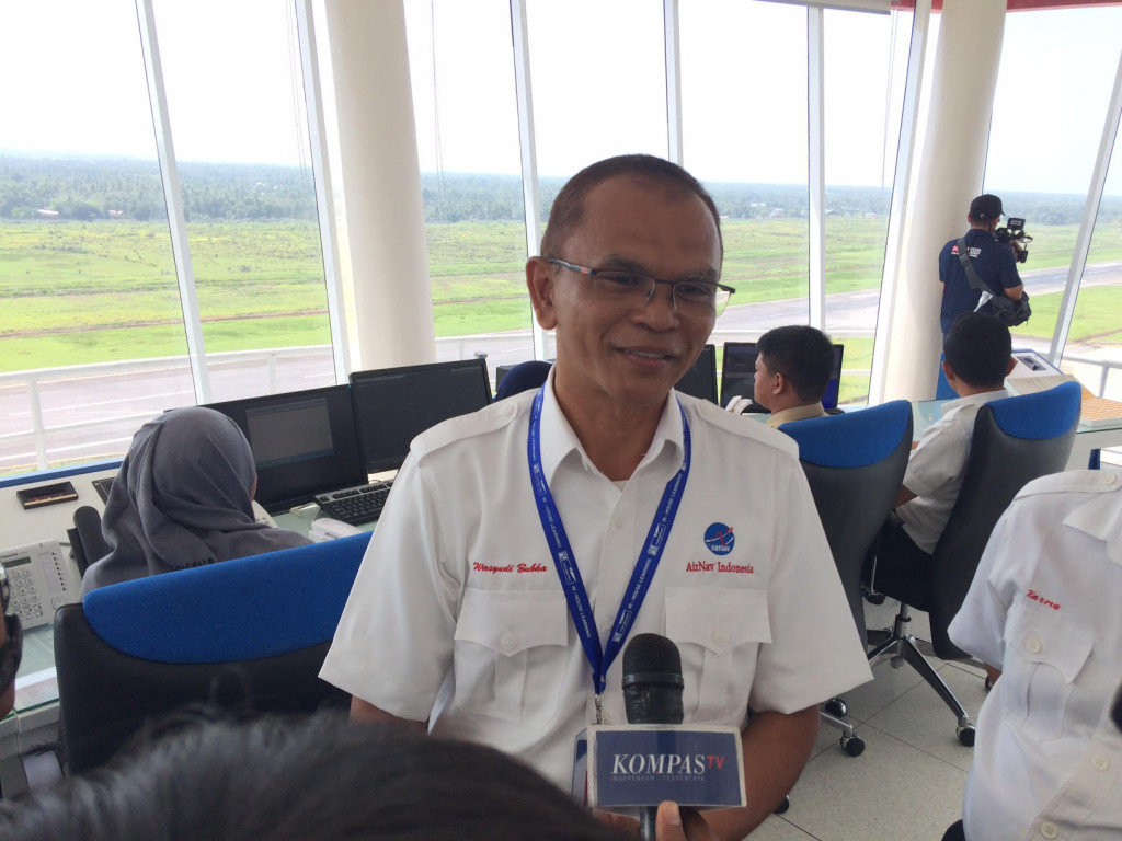 General Manager Airnav Indonesia cabang Pontianak Wasyudi Zufka. Foto: Medcom.id/Renatha Swasty.