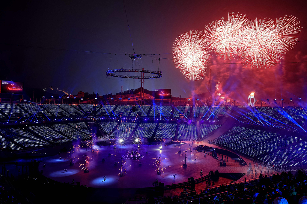 Kemeriahan Pembukaan Olimpiade Musim Dingin PyeongChang 2018