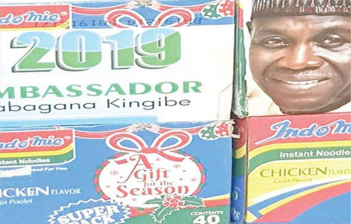 Politikus Nigeria Kampanye Pilpres dengan Kemasan Indomie