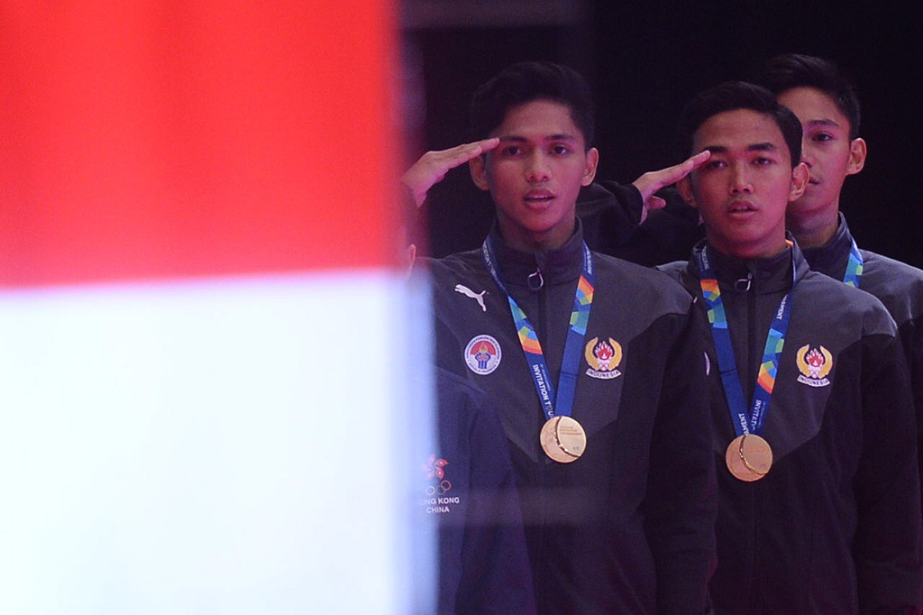 Taekwondo Sabet Empat Emas di Uji Coba Asian Games