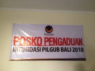 Bawaslu Apresiasi NasDem Bangun Posko Pengaduan Intimidasi Pilgub Bali