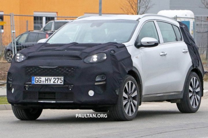 Sosok Model Baru Kia Sportage Mulai Berkeliaran