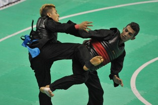 Pesilat Indonesia Ditunggu Wakil Malaysia di Final 60-65 Kg