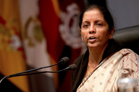 Menhan India Nirmala Sitharaman. (Foto: AFP/RAKESH BAKSHI)