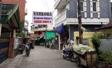 Kampung Boncos, Jakarta Barat. Foto: MTVN/Sunnaholomi