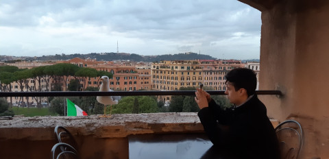 Salah satu sudut di Castel Sant'Angelo.(Foto;Medcom/Fitra
