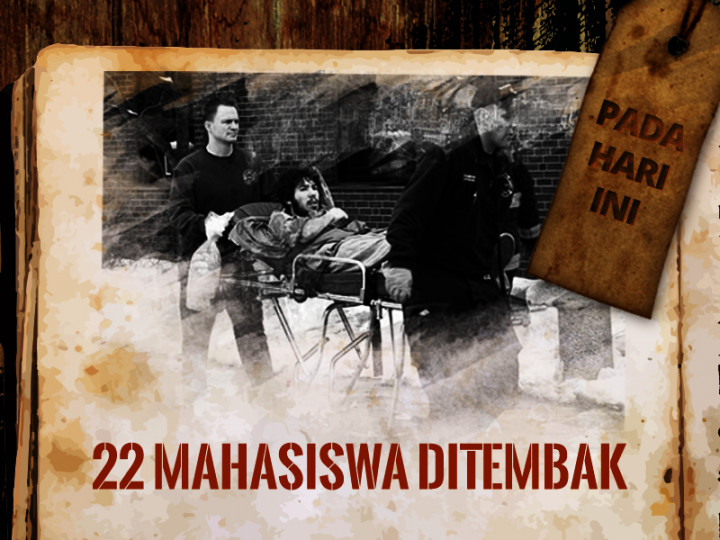 Hari ini: 22 Mahasiswa Ditembak