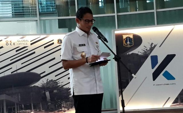 Wakil Gubernur DKI Jakarta Sandiaga Uno. Foto: MTVN/Haifa Salsabila.