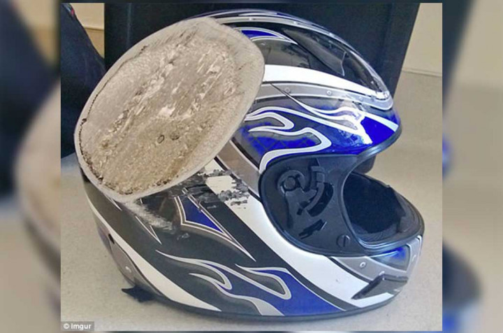 Kekuatan Helm, 50 Persen Ada di Pelipis