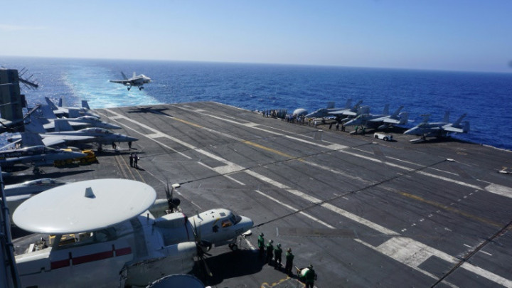 'US Presence Matters' Says Admiral on Carrier in the South China Sea