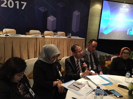 PT Bank Pembangunan Daerah Jawa Barat dan Banten Tbk (BJBR) atau Bank BJB. Medcom/Dian.
