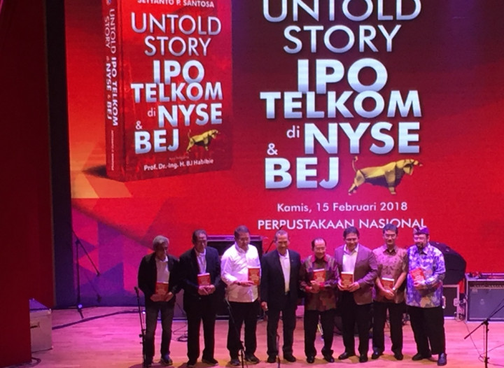 Jatuh Bangun IPO Telkom Diabadikan dalam Buku