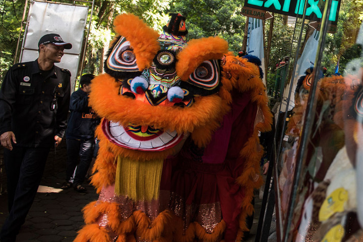 Parade Satwa dan Barongsai Meriahkan Imlek di Bandung