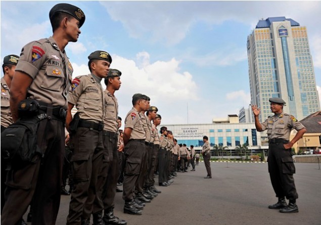 Ribuan Polisi Jaga Final Piala Presiden