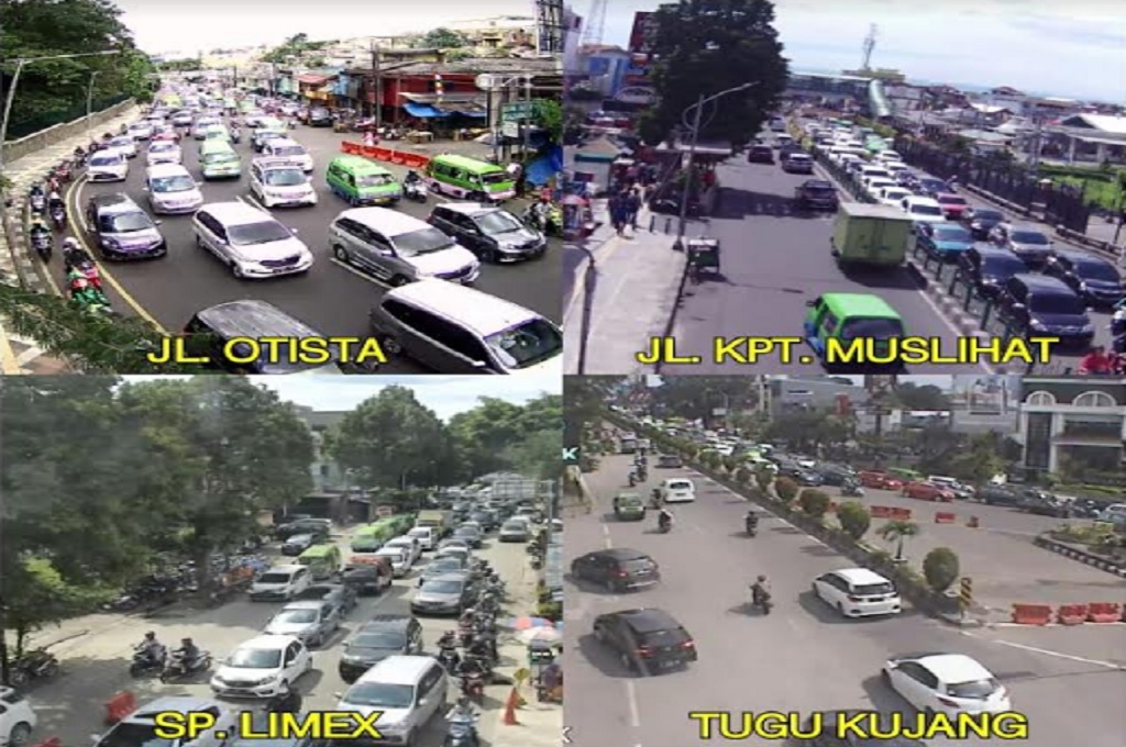 Suasana lalu lintas di empat lokasi di Bogor, Sabtu, 17 Februari 2018, dok istimewa