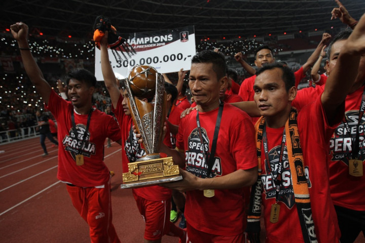 Potret Keceriaan Persija usai Menjuarai Piala Presiden 2018