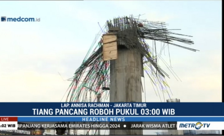 Kronologi Robohnya Girder Proyek Tol Becakayu
