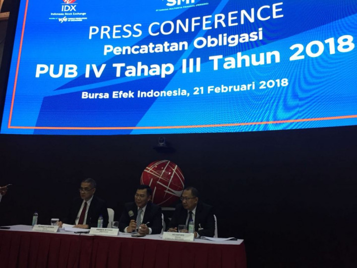 SMF Terbitkan Obligasi PUB IV Tahap III-2018 Senilai Rp2 Triliun