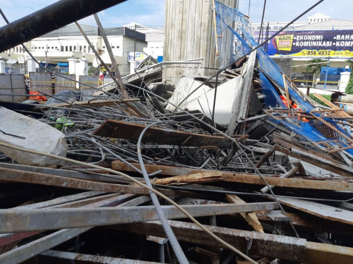 Polisi Belum Simpulkan Kasus Ambruknya Pier Head Tol Becakayu