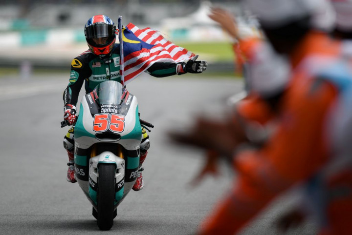 Cetak Sejarah, Syahrin Jadi Pembalap Malaysia Pertama di MotoGP