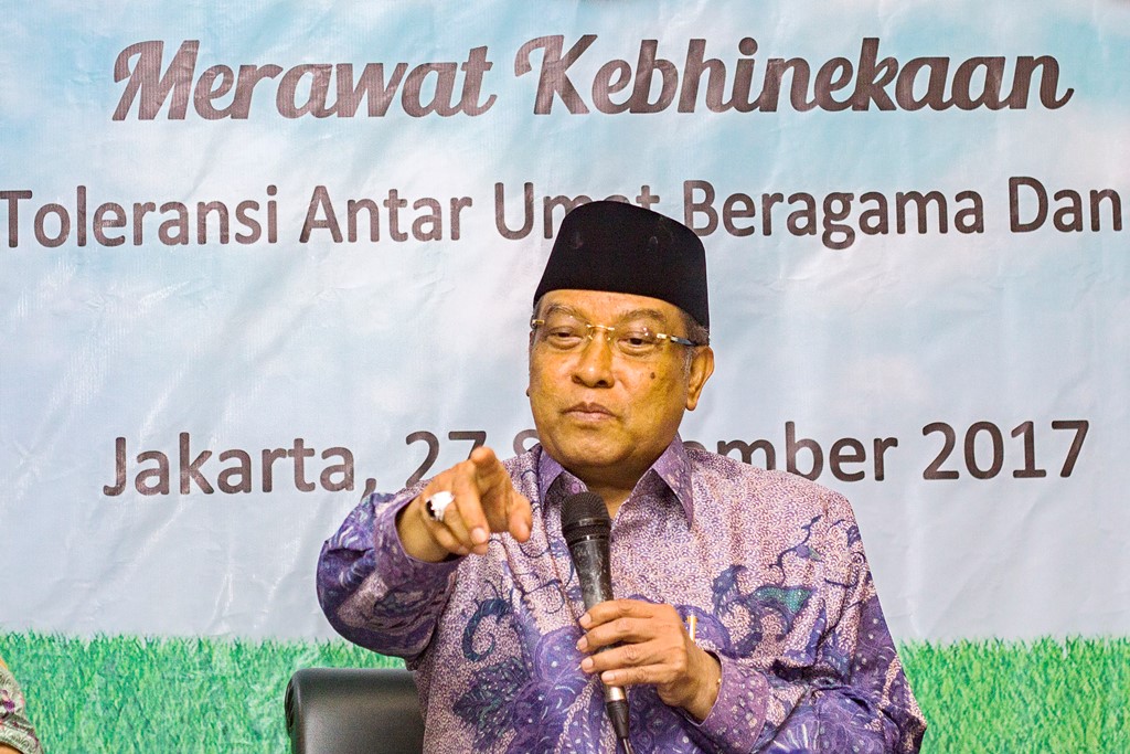 Ketua Umum Pengurus Besar Nahdlatul Ulama (PBNU) Said Aqil Siradj . (Foto: ANTARA/Galih Pradipta)