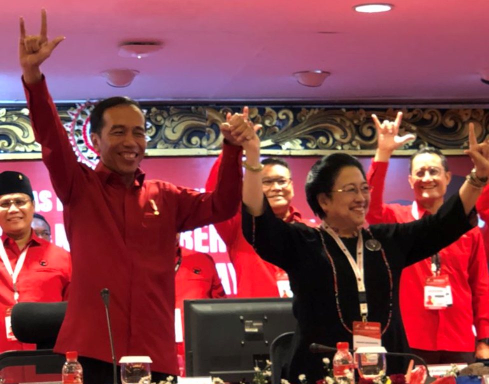 Presiden Joko Widodo dan Megawati Soekarnoputri. Foto: Twitter Pramono Anung