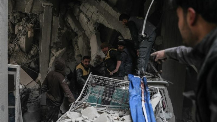 Serangan di Ghouta Makin Gencar, 417 Jiwa Warga Tewas