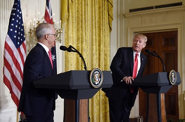 Trump dan Turnbull Saling Puji di Gedung Putih